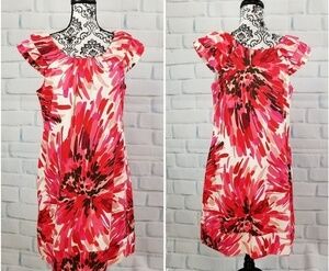 Rabbit women's size 10  dress lined short sleeve